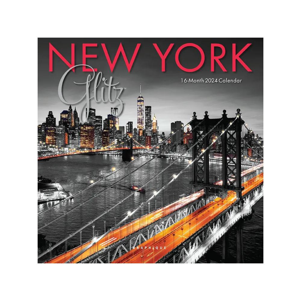 Graphique 2024 Mini Calendar New York Glitz